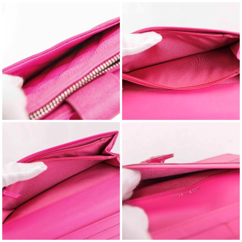 Authentic Chanel Matelasse Pink Caviar Wallet - Picture 13 of 16
